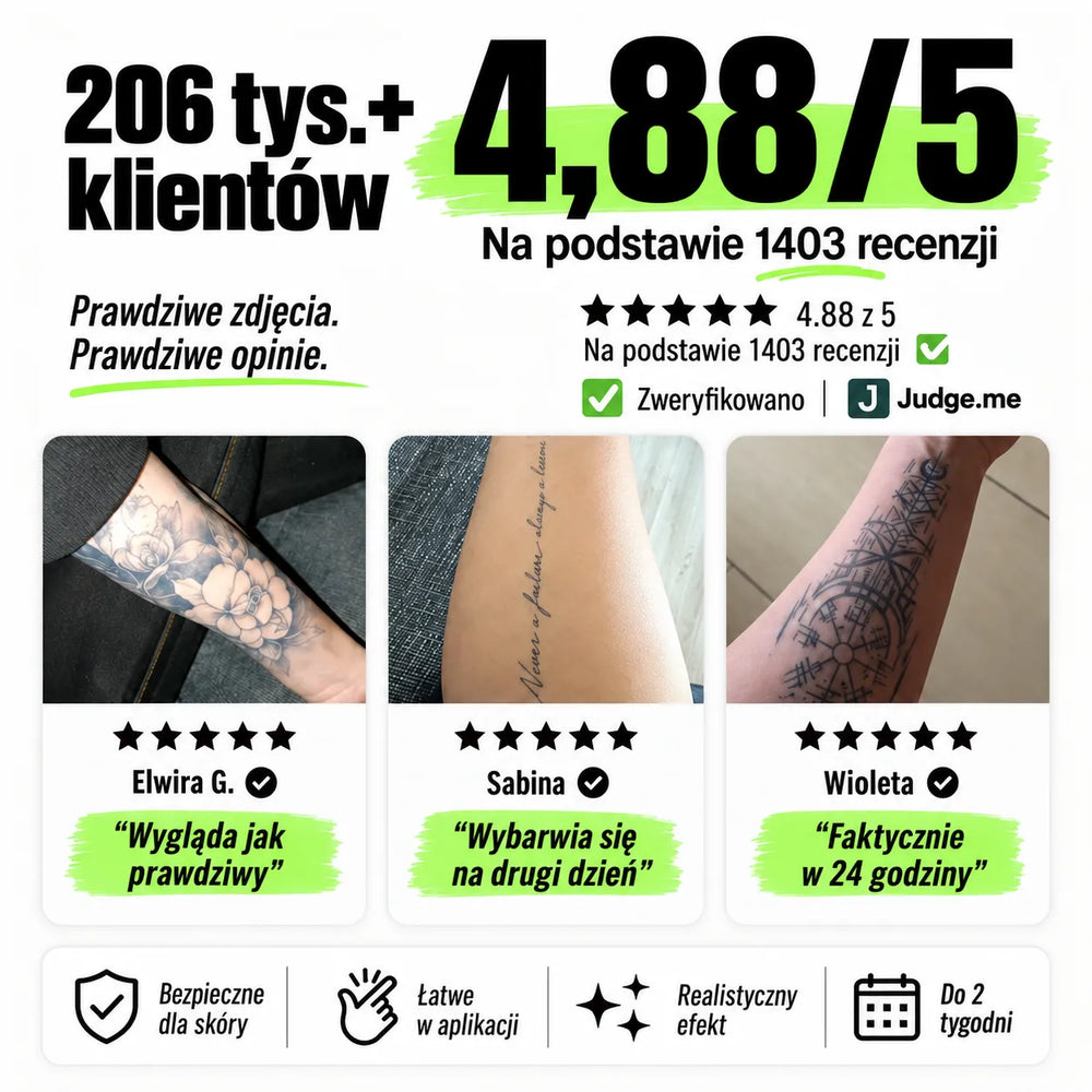 Das Tattoo auf dem Foto der Kundin Sylwia