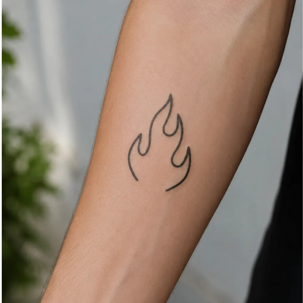 SafeTatt — Inner Flame · fotografie tetování na kůži